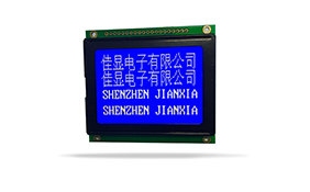JXD12864BF中文字库液晶 兰屏
